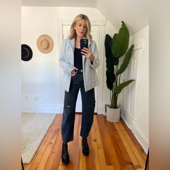 Frame Le Croyden Faux Leather Pull on Lug Sole Boot Blqck - Picture 14 of 14